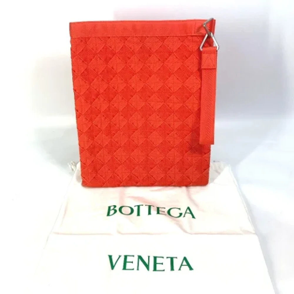 Bottega Veneta Vintage Pre-owned Leather clutches Red Dames