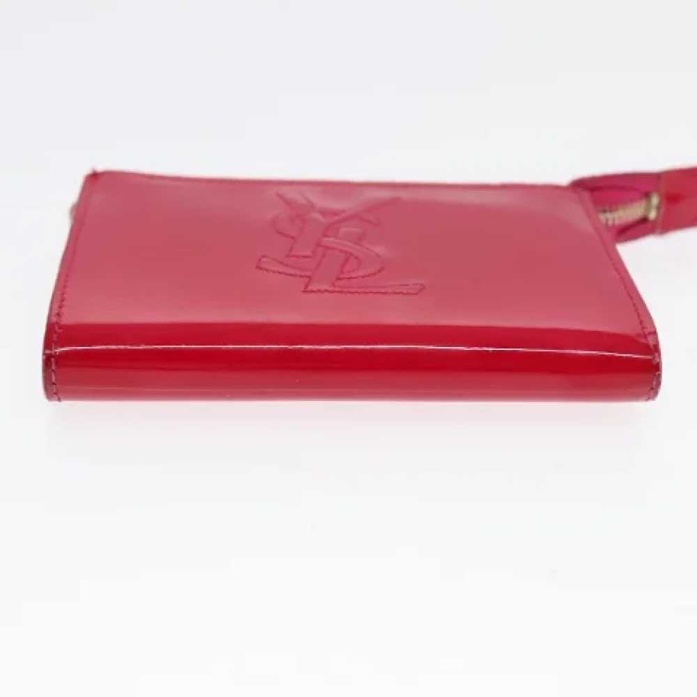 Saint Laurent Vintage Pre-owned Canvas pouches Pink Dames