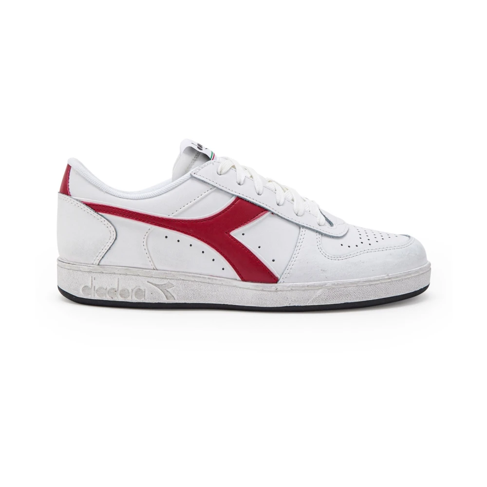 Diadora Men's White Sneakers, 11 Uk, Magic Basket Low Trainers