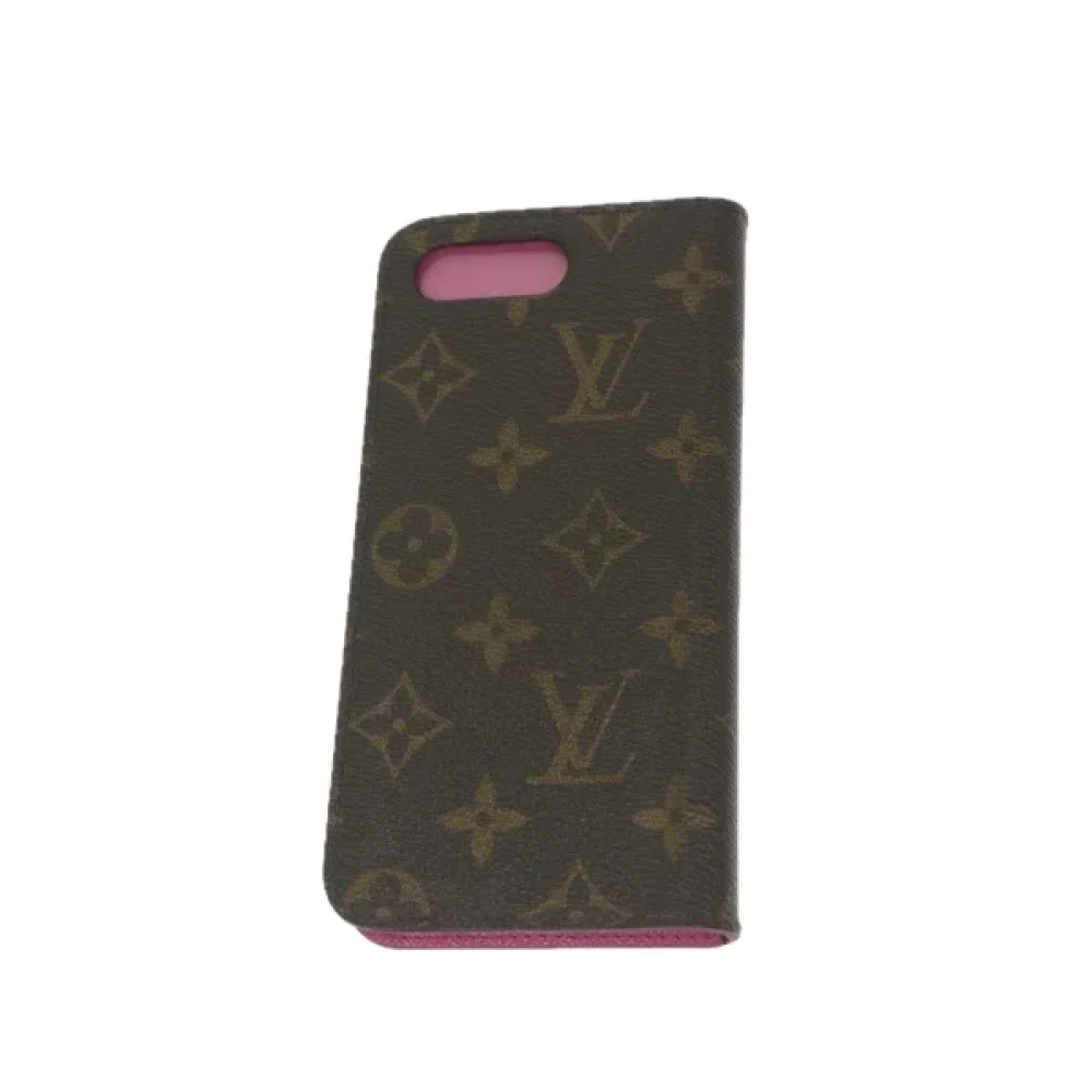 Louis Vuitton Vintage Pre-owned Coated canvas home-office Brown Dames