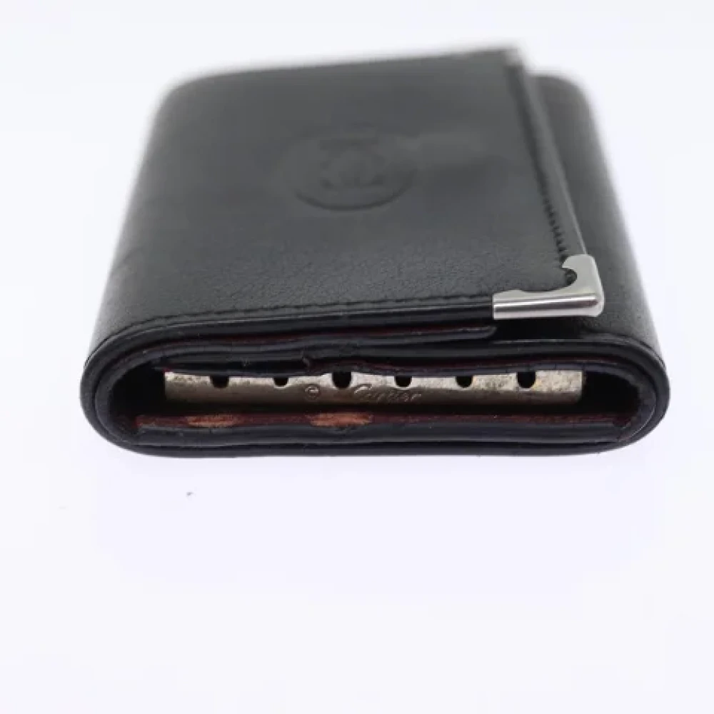 Cartier Vintage Pre-owned Canvas key-holders Black Dames
