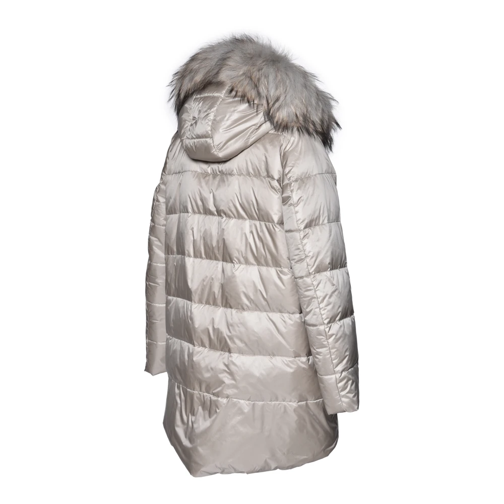 Baldinini Lange Omkeerbare Donsjas Gray Dames