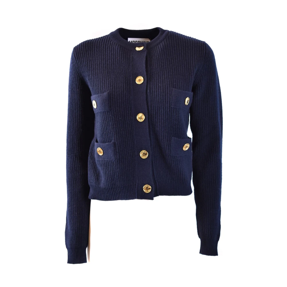Moschino Stijlvolle Sweaters Blue Dames