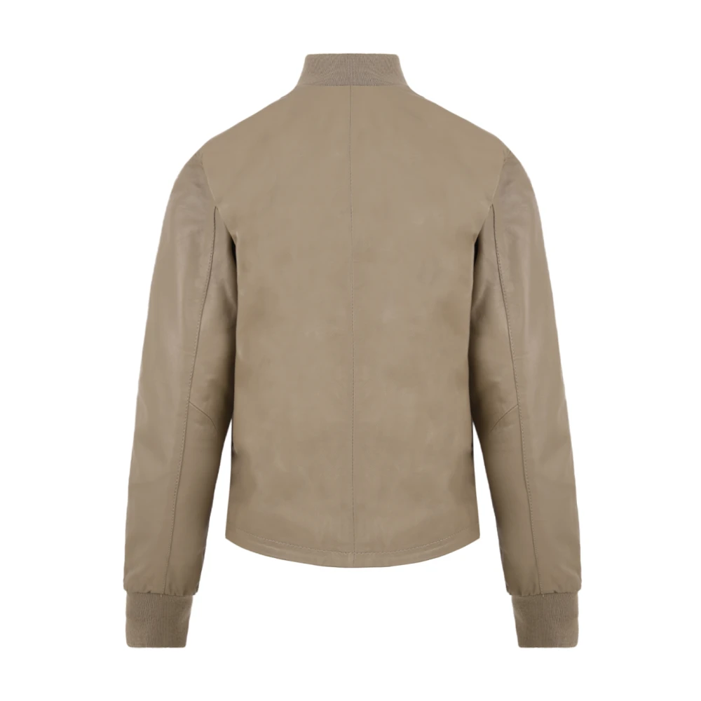 add Leather Jackets Beige Dames