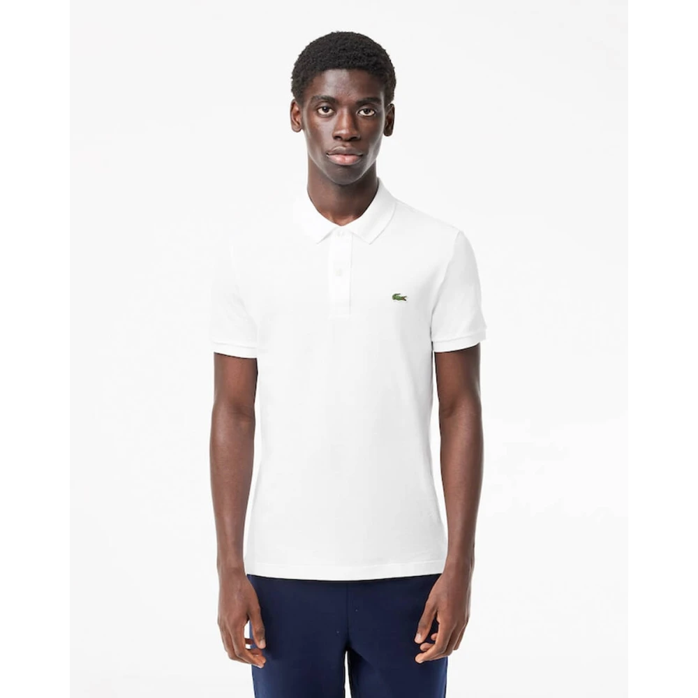 Lacoste Klassieke Polo Shirt White Heren
