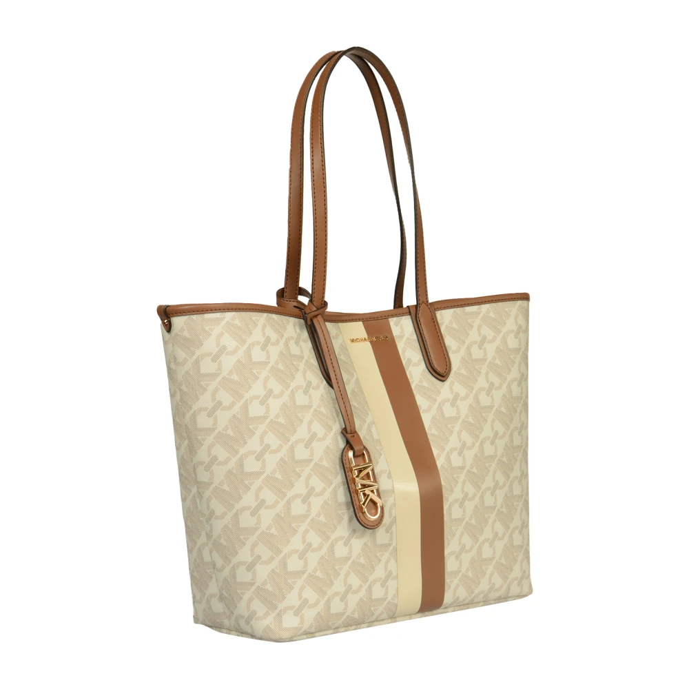 Michael Kors Elegante Open Tote Tas Beige Dames