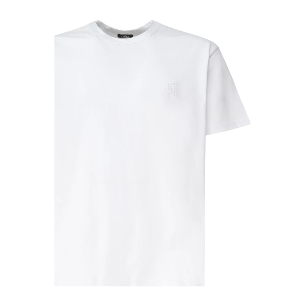 Hogan Witte T-shirts en Polos White Heren