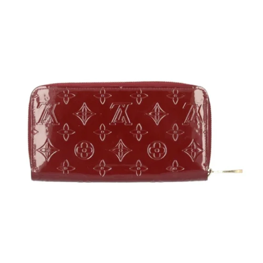 Louis Vuitton Vintage Pre-owned Leather wallets Red Dames