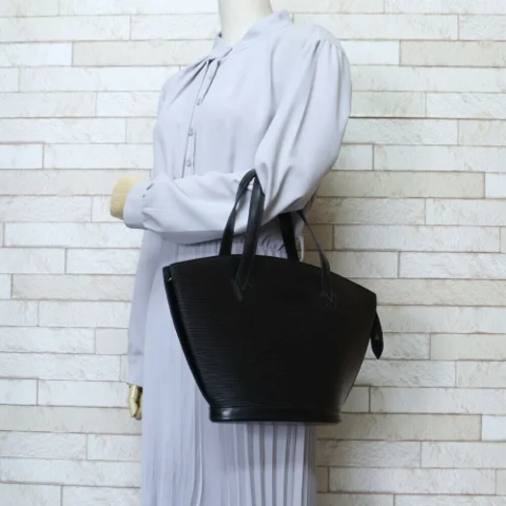 Louis Vuitton Vintage Pre-owned Leather louis-vuitton-bags Black Dames