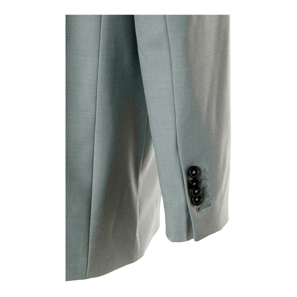 drykorn Linnenmix Oversized Blazer Green Heren