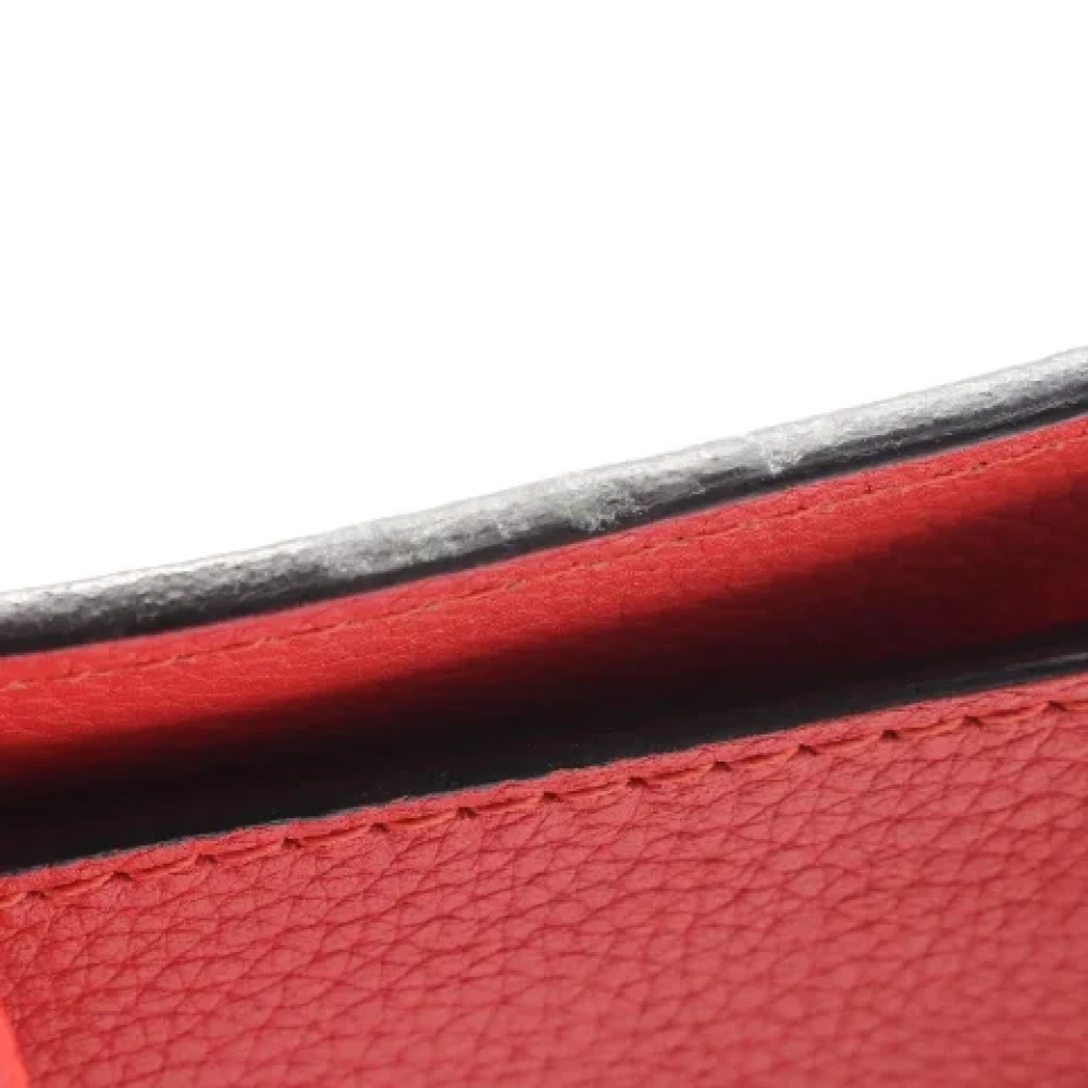 Celine Vintage Pre-owned Leather celine-bags Red Dames