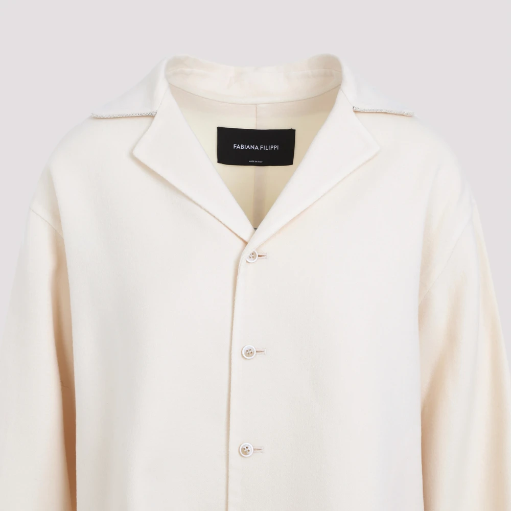 Fabiana Filippi Vaniglia Jas Beige Dames