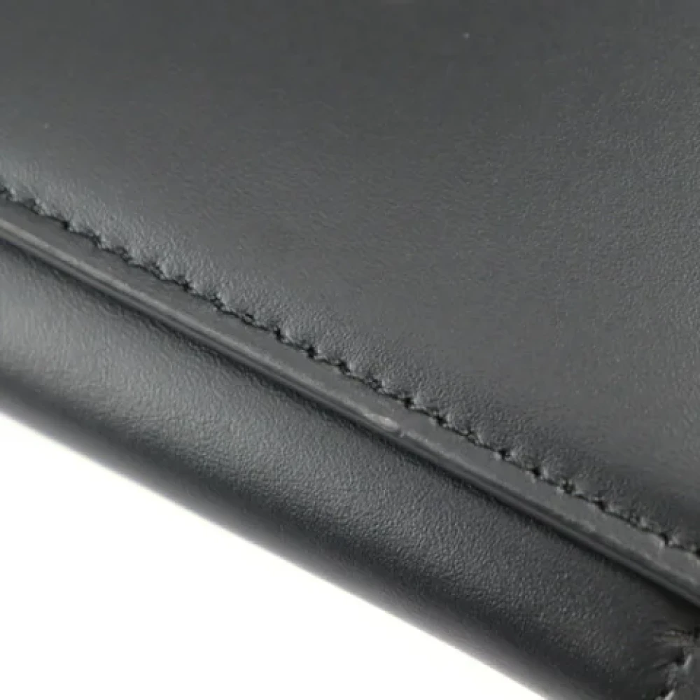 Fendi Vintage Pre-owned Leather wallets Black Dames