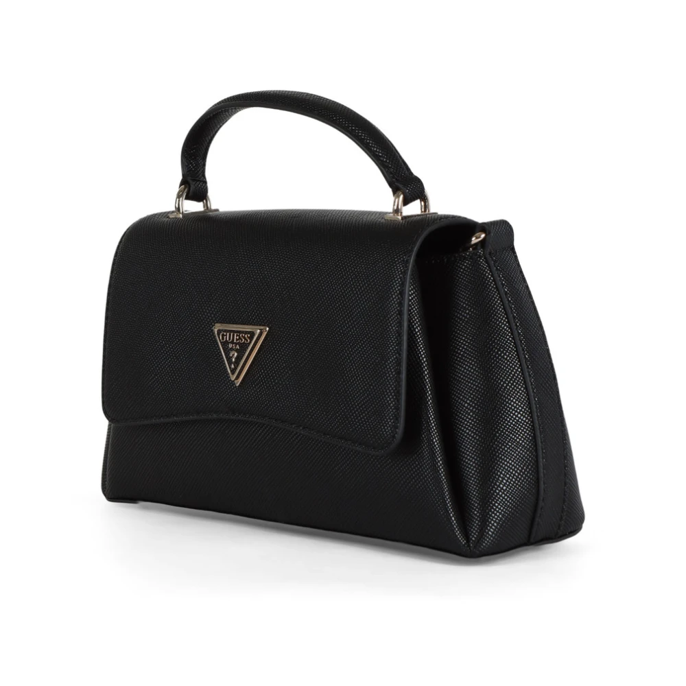 Guess Saffiano Effect Handtas ECO Gloriana Black Dames