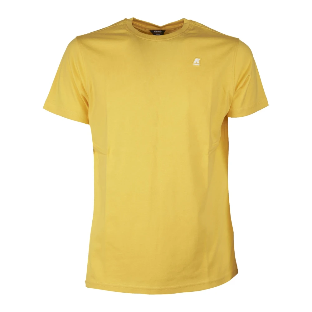 K-way T-Shirt Elliot Gialla Yellow Heren