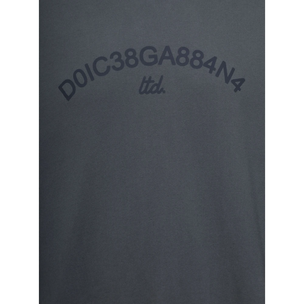 Dolce & Gabbana Grijze Cropped Sweater Look 55 Gray Heren