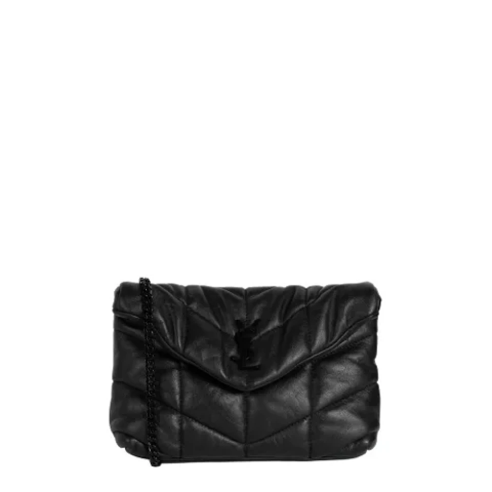 Yves Saint Laurent Vintage Pre-owned Leather crossbody-bags Black Dames