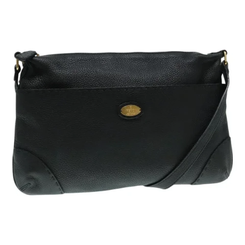 Fendi Vintage Pre-owned Leather fendi-bags Black Dames
