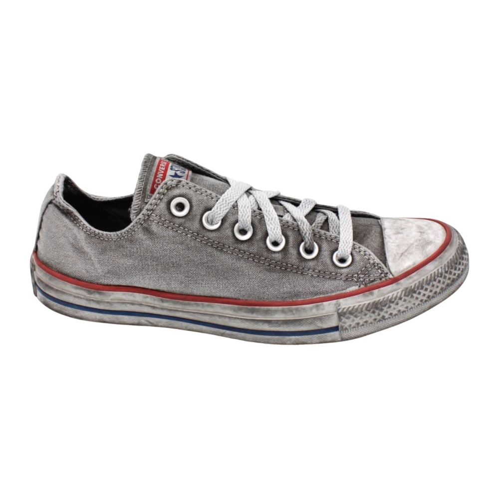 Converse Rook Ox Canvas Rubberen Zool Sneaker Heren Schoenen Grijs