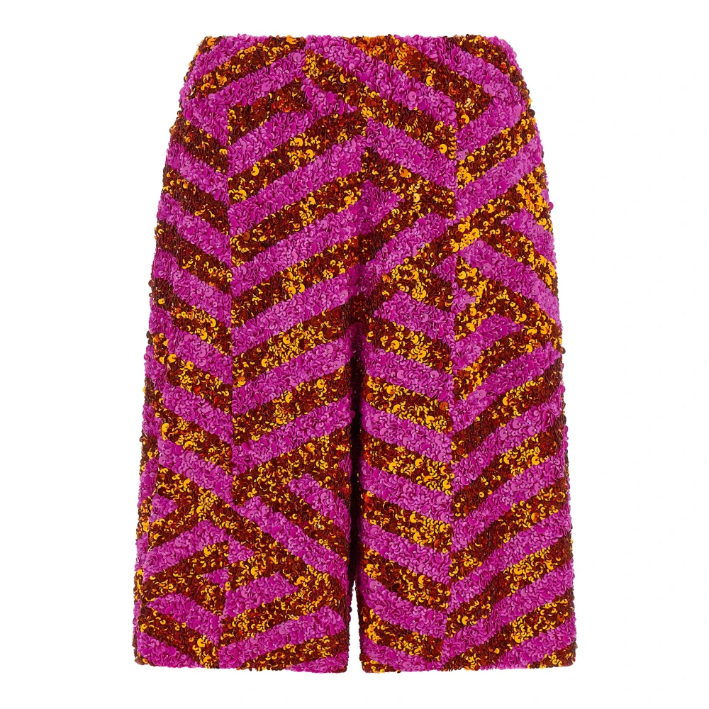 Dries Van Noten Women's Pomy Bis Viscose Bermuda Shorts