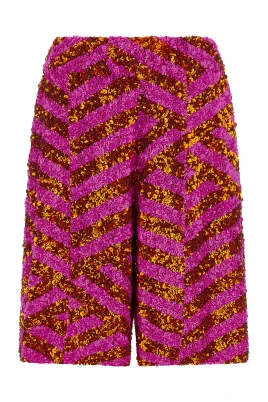Pomy Bis Viscose Bermuda Shorts