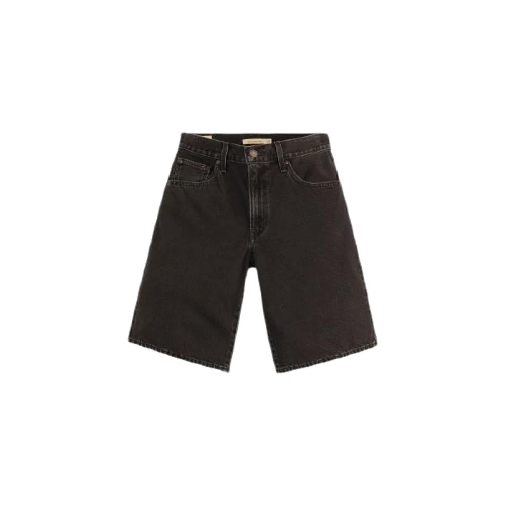 Levi's Kvinno Svart Shorts Dam, W24, Denim, Denimshorts