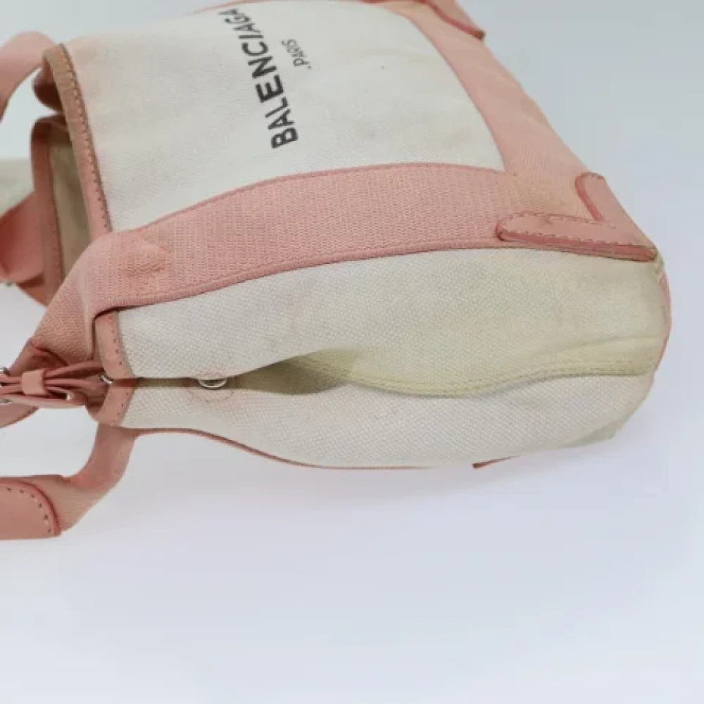 Balenciaga Vintage Pre-owned Canvas handbags Pink Dames
