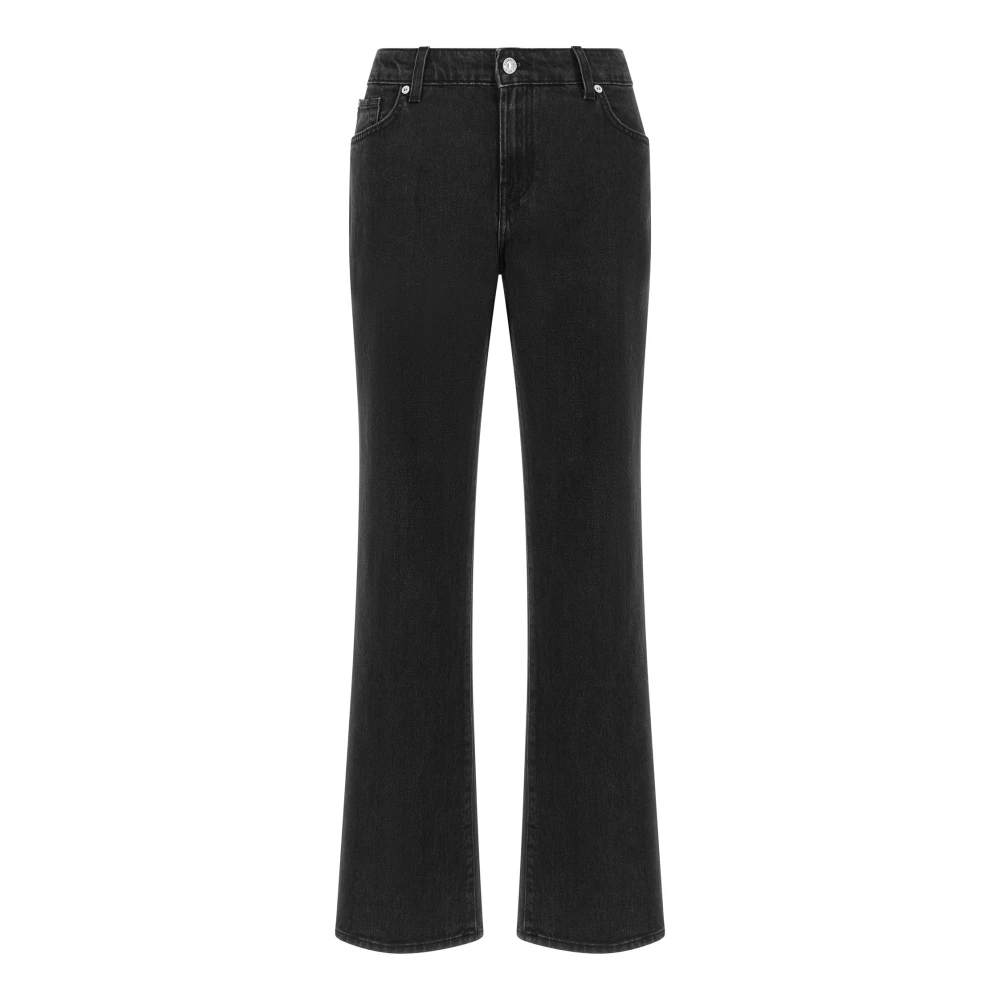 7 For All Mankind Black Jeans - Female - Bootcut Jeans - W26 - Jeans