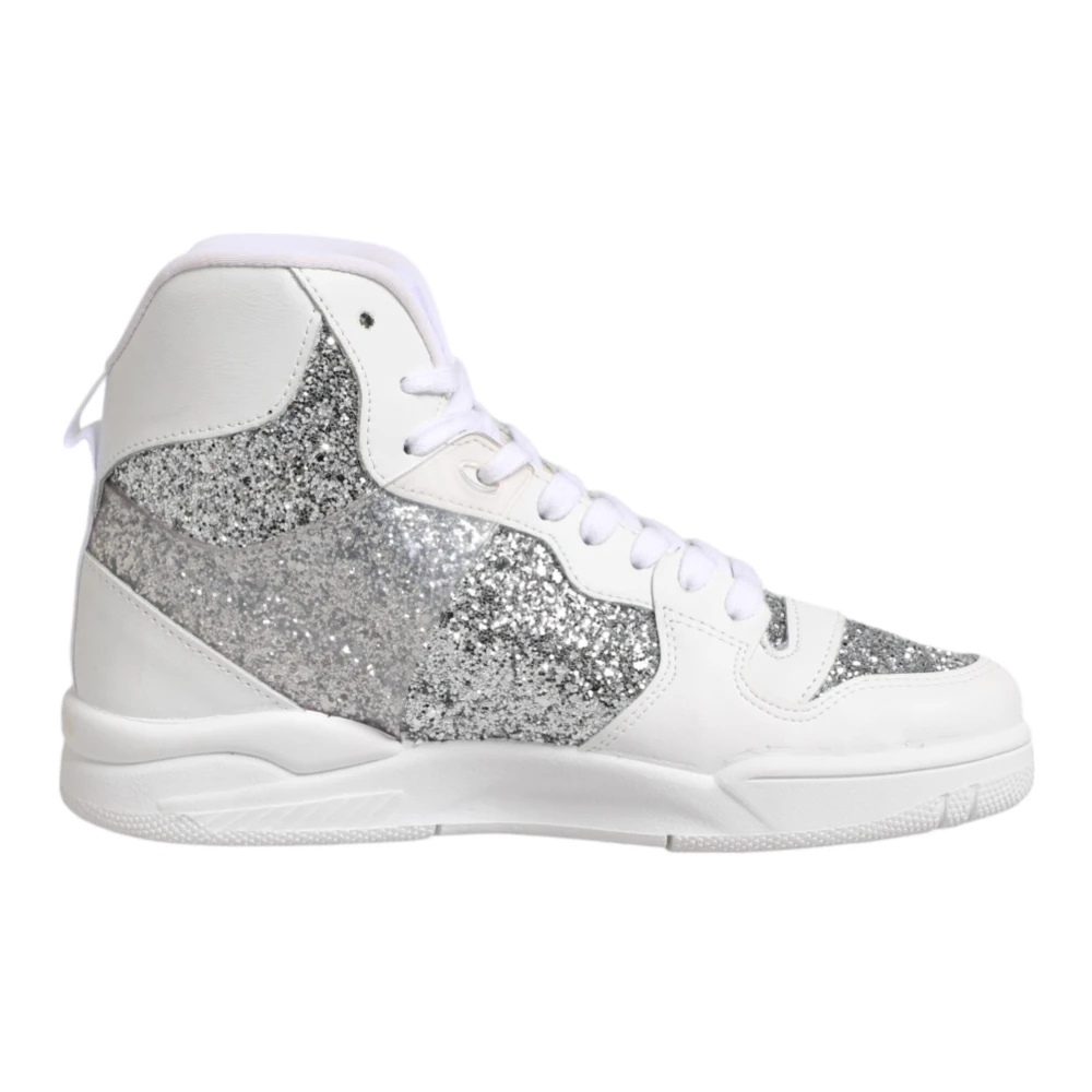 Chiara Ferragni Collection Vrouw Wit High Top Sneakers