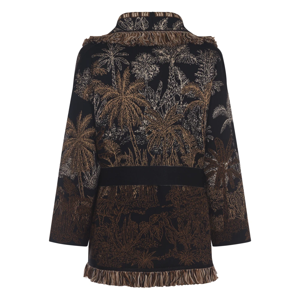 Alanui Jungle Toile de Jouy Cardigan Multicolor Dames