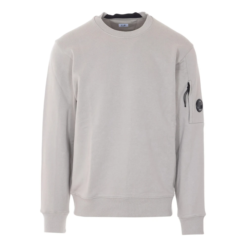C.p. Company Men's Gray Diagonal Raised Fleece Crewneck - Sweatshirts - 2XL - Sweatshirts & Hoodies