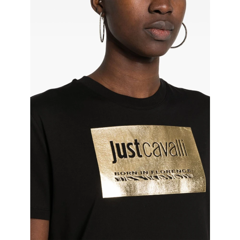 Just Cavalli T-Shirts Black Dames