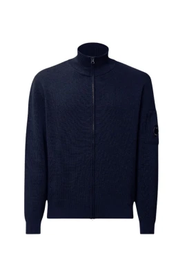 Re-Wool Full Zip Lens Cardigan