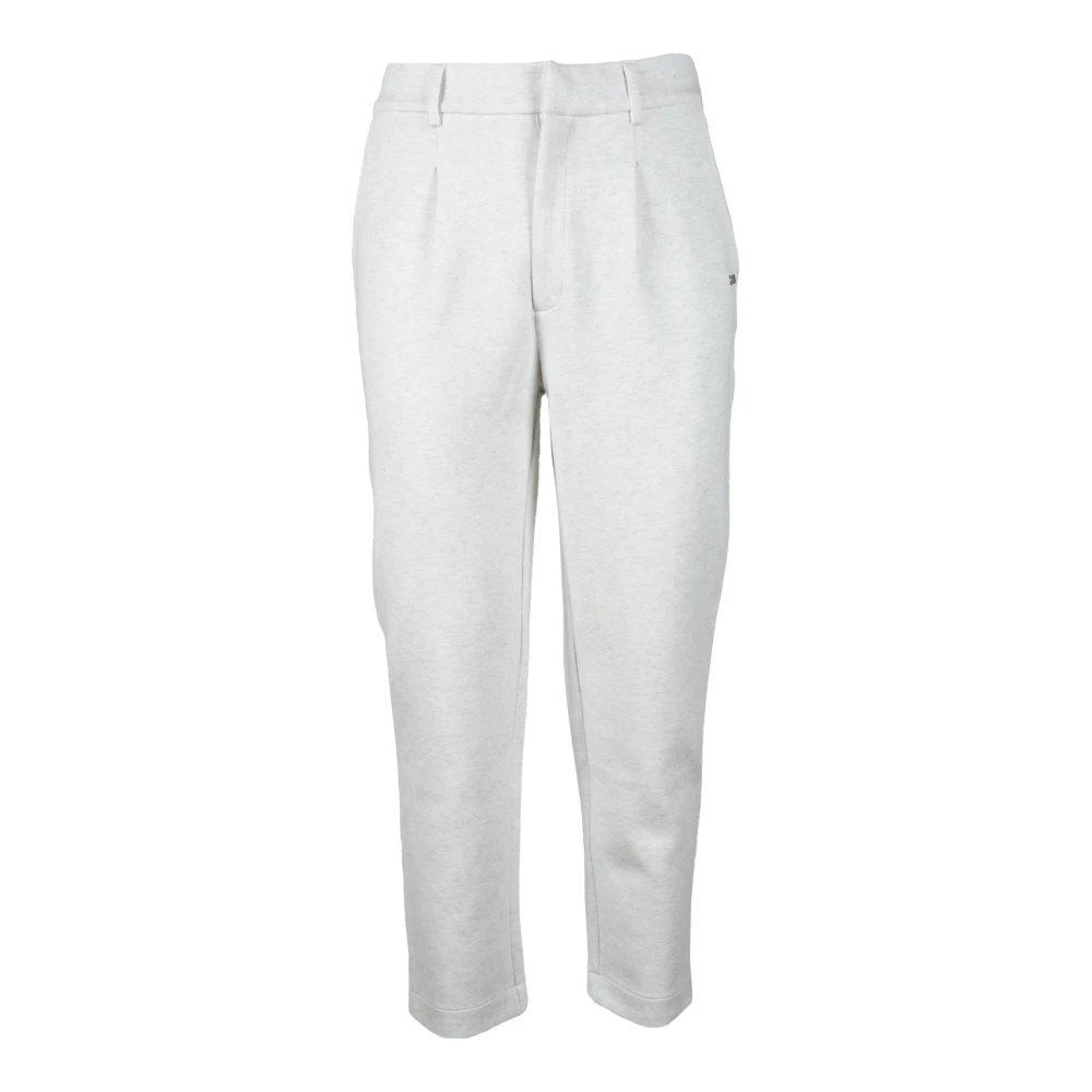 Sun68 Casual Katoenmix Stretchbroek White Heren