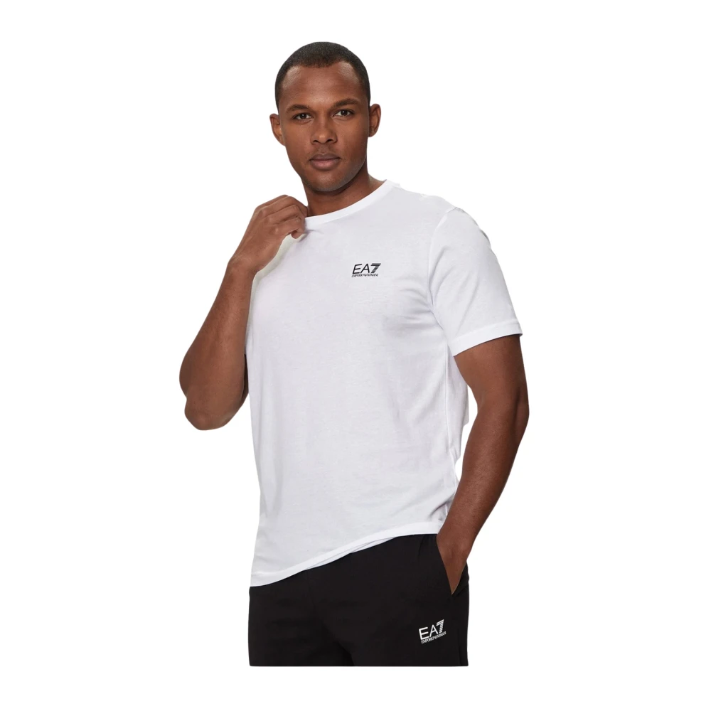 Emporio Armani Uomo Bianco Uomini, Maglietta, 8Npt25 Pjvpz, (L) - Immagine 8