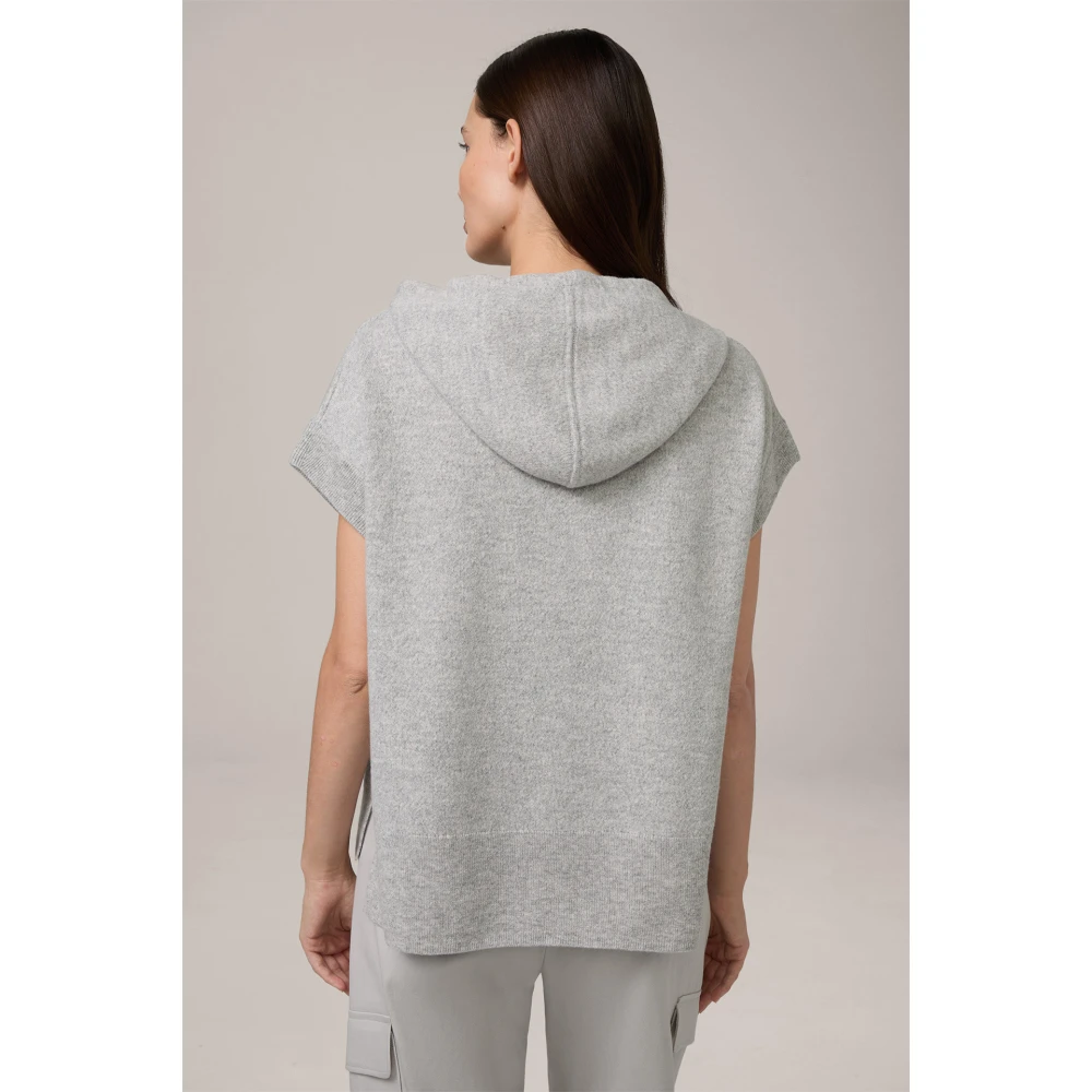 Windsor Cashmere hoodie in grijs Gray Dames