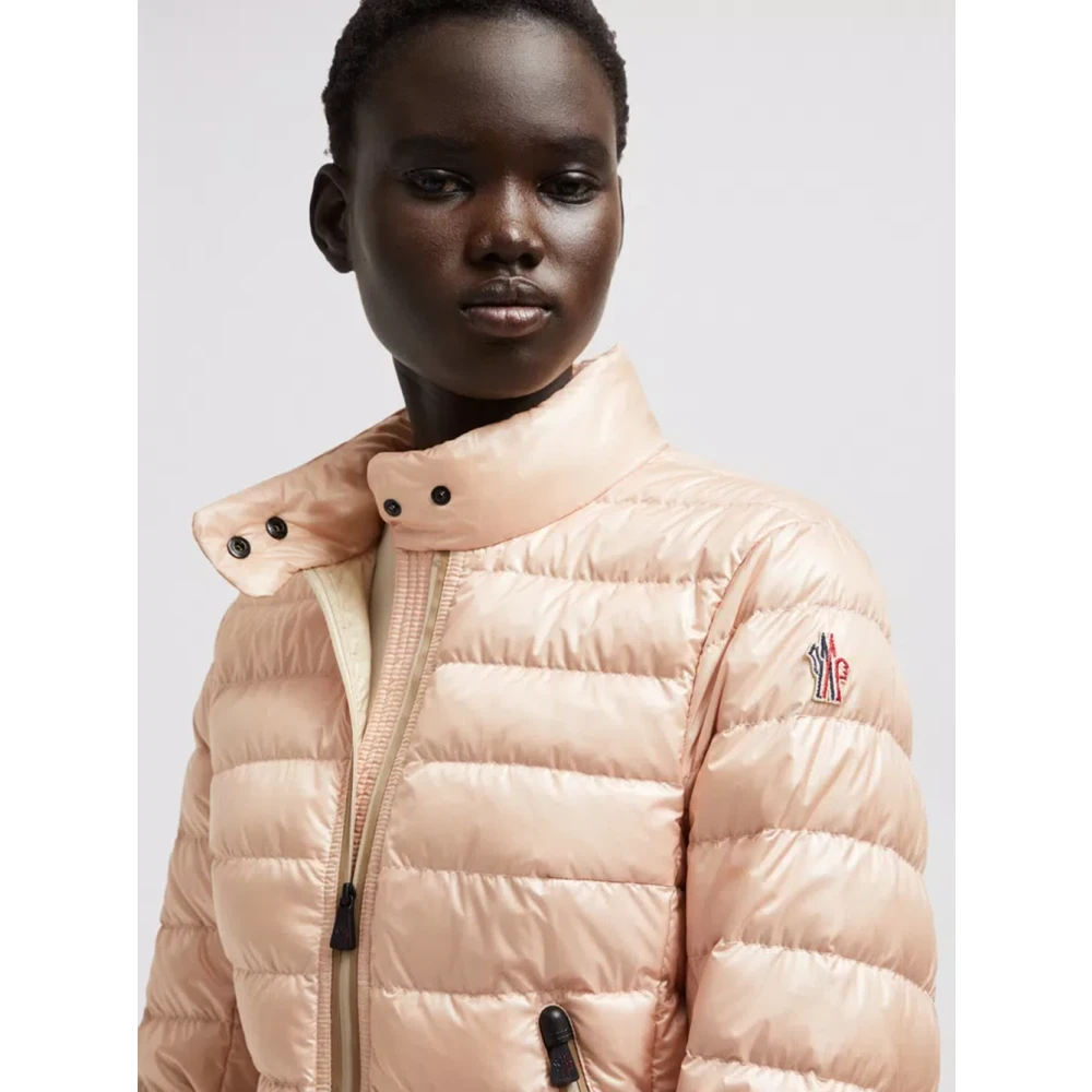 Moncler Roze Donsgevulde Opvouwbare Jas Pink Dames