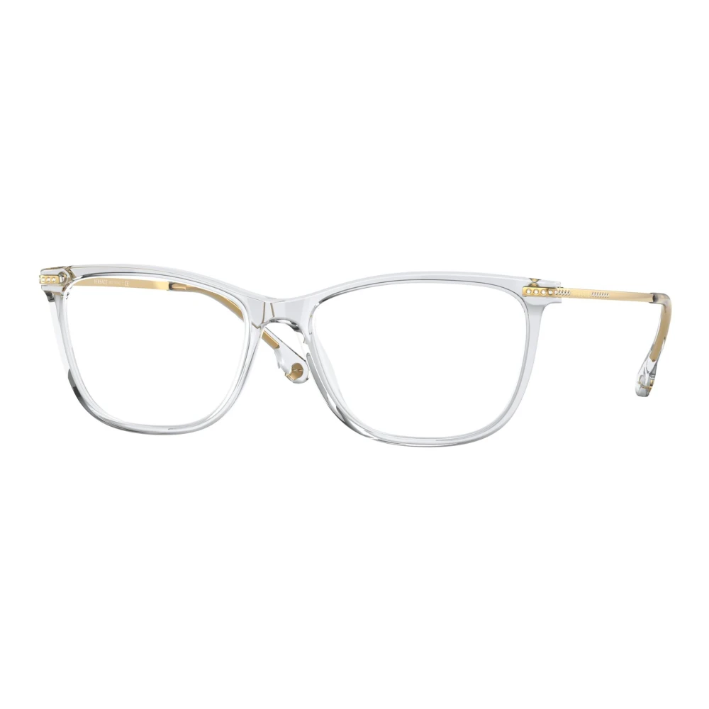 Versace Crystal Grey Eyewear Frames - Unisex - Glasses - Gray - 54 Mm - Accessories