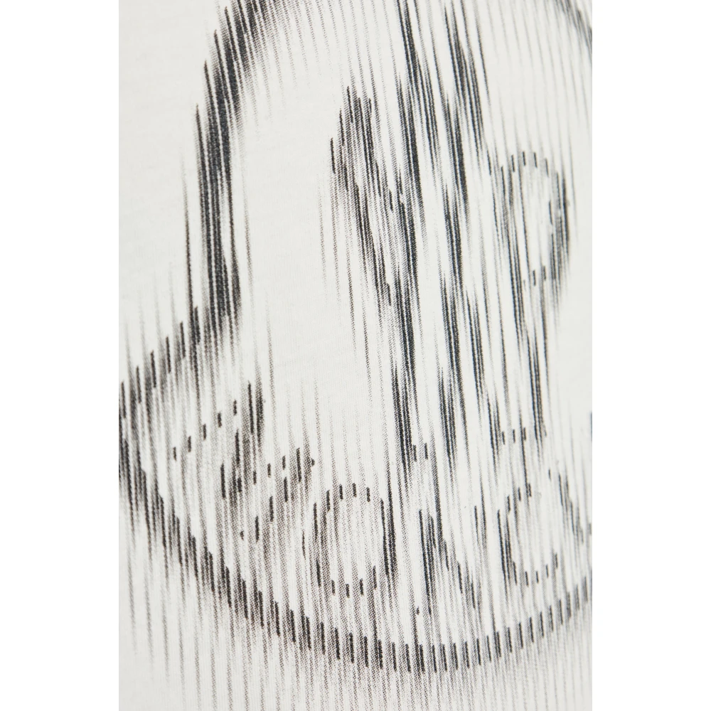 Moncler T-shirt met print Beige Heren