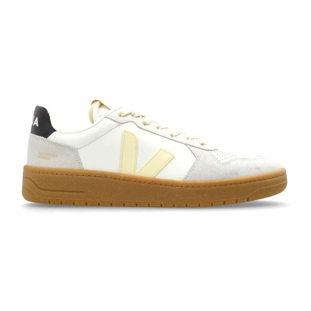 Veja Men's Beige V-82 Leather Trainers - Sneakers - 6 Uk - Shoes