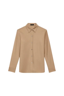 Rak skjorta i elegant flanell