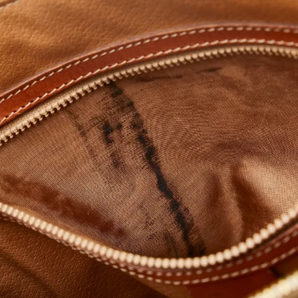 Celine Vintage Pre-owned Canvas handbags Brown Dames