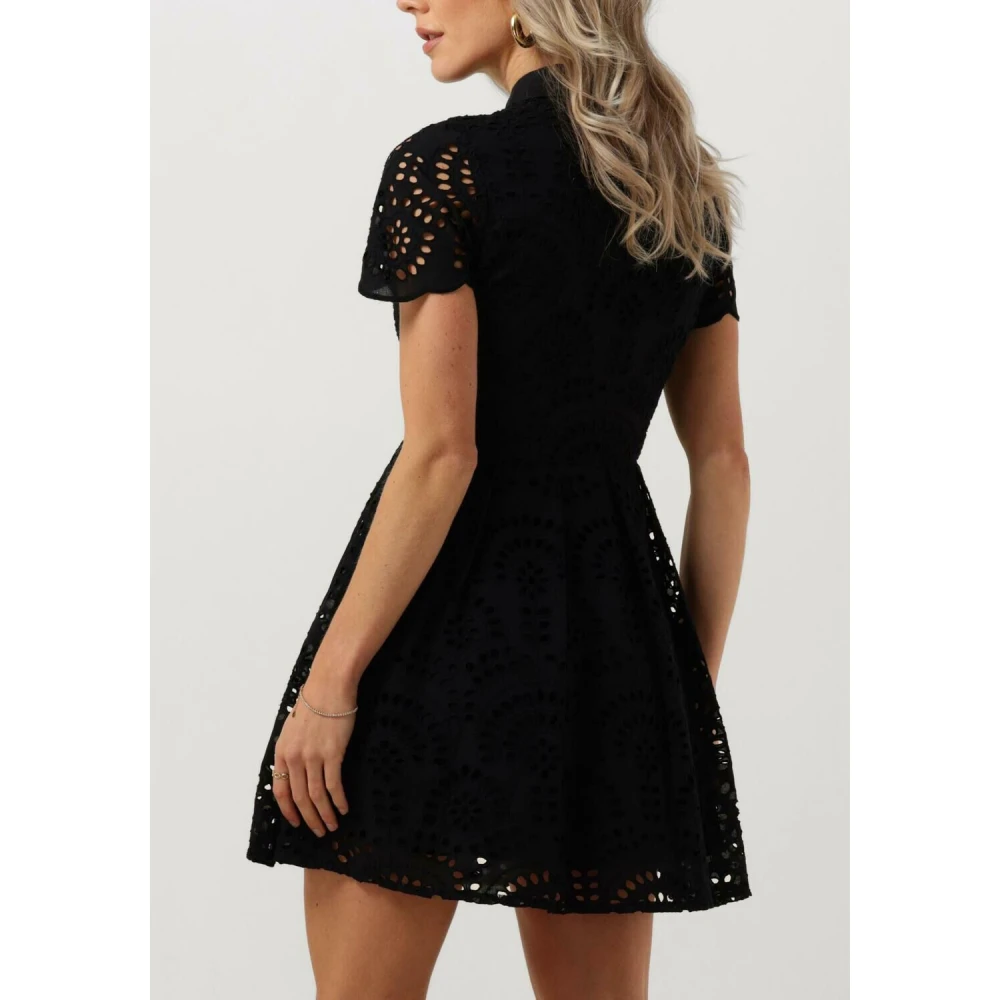 Silvian Heach Zwarte Mini Jurk voor Vrouwen Black Dames