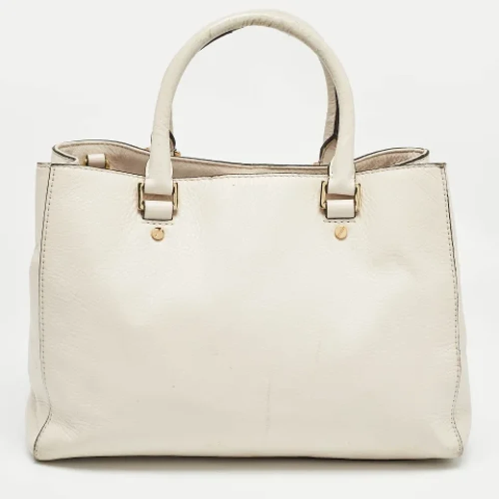 Michael Kors Pre-owned Leather handbags Beige Dames