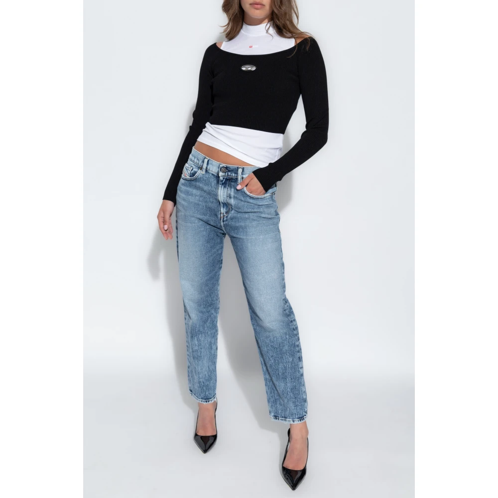Diesel Sweater M-Vera-Ls Black Dames