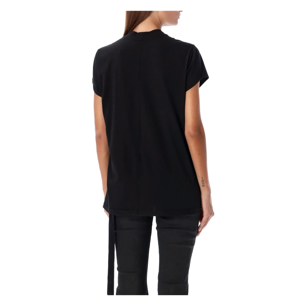 Rick Owens Small Level T-Shirt Black Dames