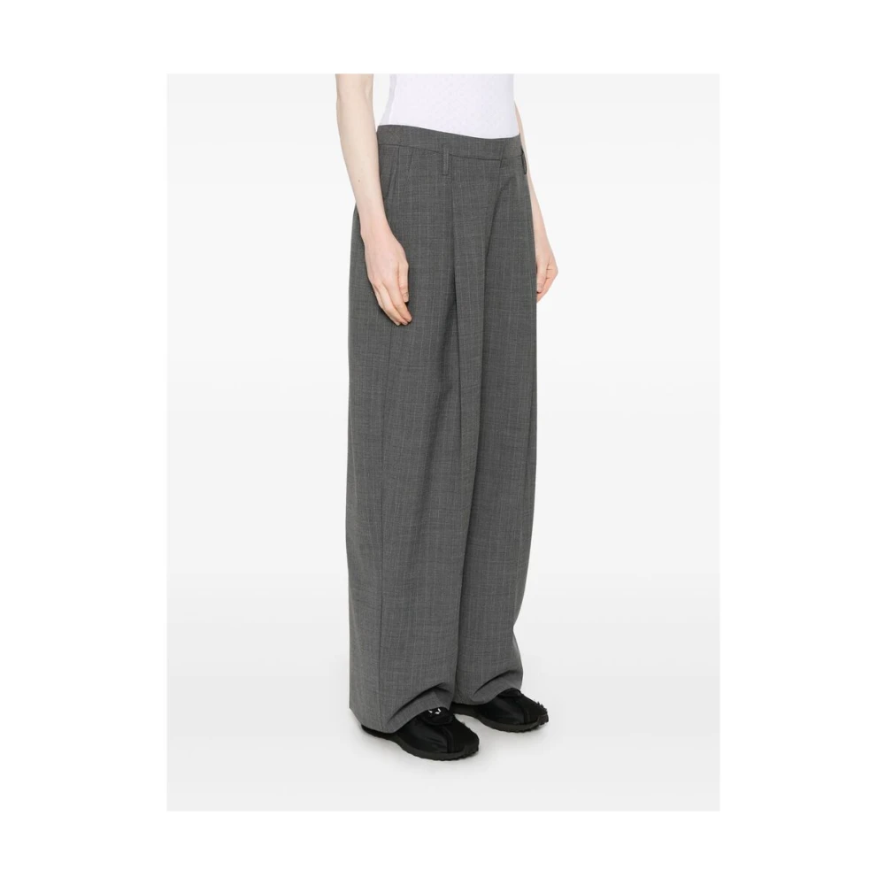 Birgitte Herskind Grijze Geknoopte Broek Gerecyclede Materialen Gray Dames