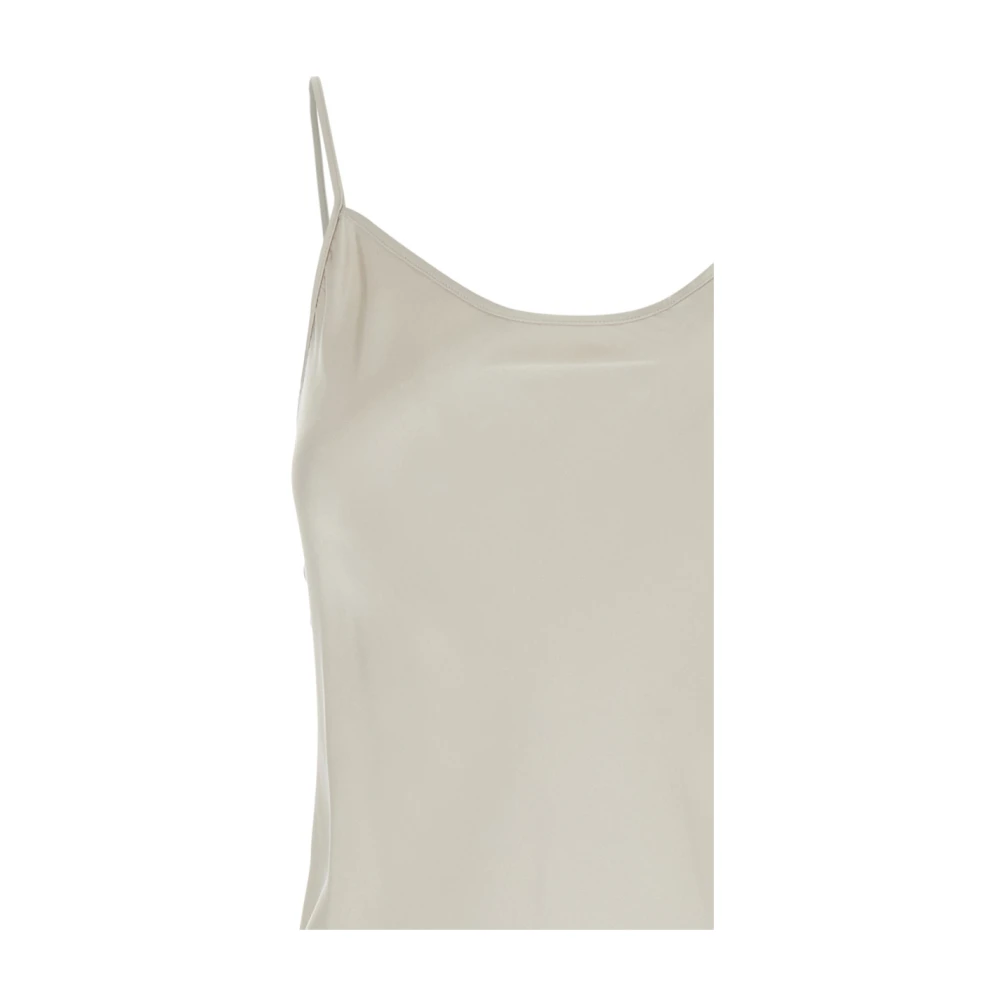 LOW Classic Beige Bootnek Lange Jurk Beige Dames