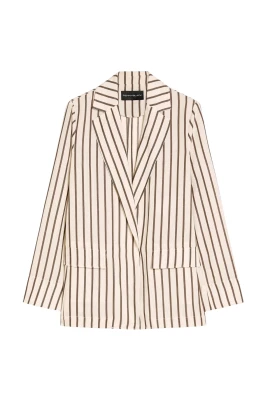 Destructured Lyocell-Linen Blazer