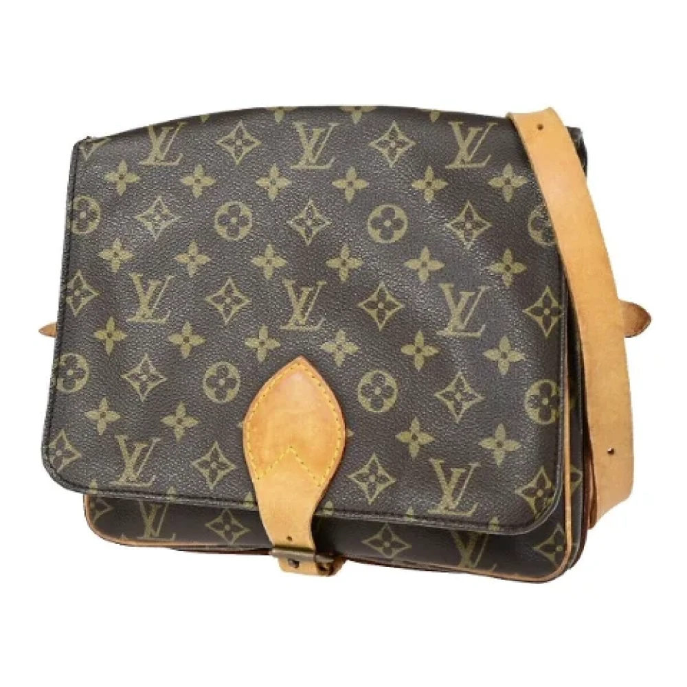 Louis Vuitton Vintage Pre-owned Canvas shoppers Brown Dames